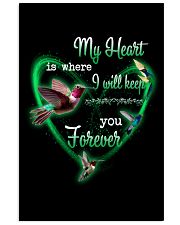 Hummingbird my heart is where bird lover Vertical Poster tile