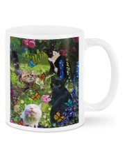 Cat roses gift for cat lover cat mom Mugs tile