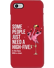 Flamingo high-five Phone Case tile