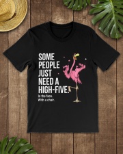Flamingo high-five Classic T-Shirt lifestyle-mens-crewneck-front-18