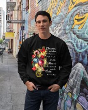 Butterfly candy cane gift for butterfly lovers Crewneck Sweatshirt lifestyle-unisex-sweatshirt-front-2