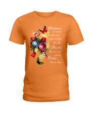 Butterfly candy cane gift for butterfly lovers Ladies T-Shirt tile