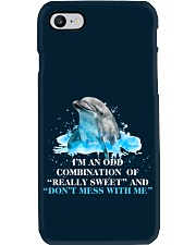 Dolphin i am a odd dolphin lovers Phone Case tile