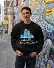Dolphin i am a odd dolphin lovers Crewneck Sweatshirt lifestyle-unisex-sweatshirt-front-2