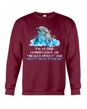 Dolphin i am a odd dolphin lovers Crewneck Sweatshirt tile
