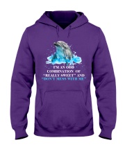 Dolphin i am a odd dolphin lovers Hooded Sweatshirt tile