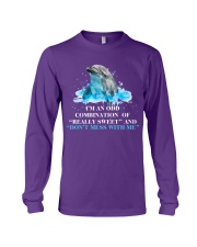 Dolphin i am a odd dolphin lovers Long Sleeve Tee tile