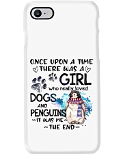 Penguin and dog it was me the end penguin lovers Phone Case tile