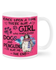 Penguin and dog it was me the end penguin lovers Mugs tile