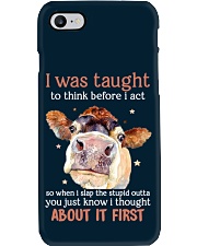 Cow thought about it first cow lovers Phone Case tile