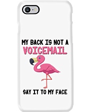 Flamingo say it to my face birds lovers Phone Case tile