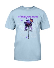 Butterfly a letter from heaven insects bugs lover Classic T-Shirt tile