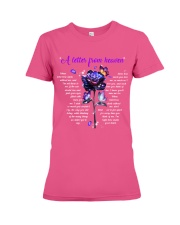Butterfly a letter from heaven insects bugs lover Premium Fit Ladies Tee tile
