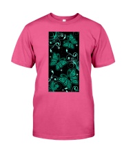 Butterfly green pattern insects bugs lover Premium Fit Mens Tee tile