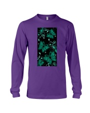 Butterfly green pattern insects bugs lover Long Sleeve Tee tile