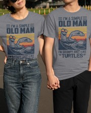 Turtles a simple old man turtle lovers Classic T-Shirt apparel-classic-tshirt-lifestyle-front-146