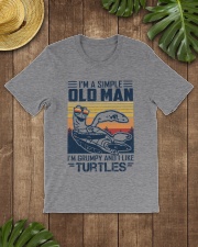 Turtles a simple old man turtle lovers Classic T-Shirt lifestyle-mens-crewneck-front-18