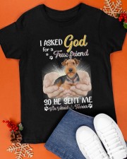 God send me a Airedale Terrier gift for you Classic T-Shirt apparel-classic-tshirt-lifestyle-front-83