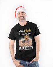 God send me a Airedale Terrier gift for you Classic T-Shirt apparel-classic-tshirt-lifestyle-front-90