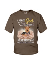 God send me a Airedale Terrier gift for you Youth T-Shirt tile