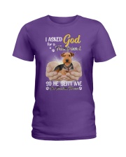 God send me a Airedale Terrier gift for you Ladies T-Shirt tile