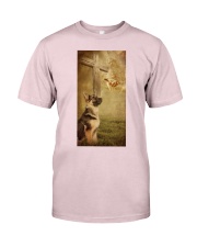 German shepherd god is great dog mom Premium Fit Mens Tee tile