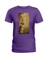 German shepherd god is great dog mom Ladies T-Shirt tile