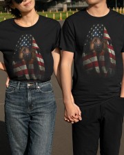 German shepherd special flag dog moms Classic T-Shirt apparel-classic-tshirt-lifestyle-front-146