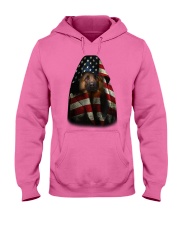 German shepherd special flag dog moms Hooded Sweatshirt tile