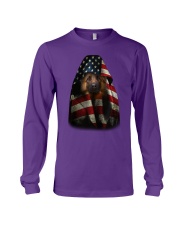 German shepherd special flag dog moms Long Sleeve Tee tile