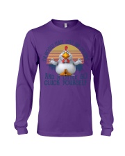 Chicken a little go chicken lovers Long Sleeve Tee tile