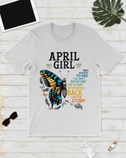 Butterfly i am the storm insects bugs lover Classic T-Shirt lifestyle-mens-crewneck-front-17