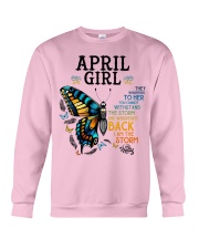Butterfly i am the storm insects bugs lover Crewneck Sweatshirt tile