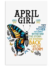 Butterfly i am the storm insects bugs lover Vertical Poster tile