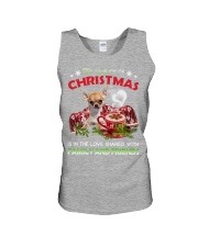 Chihuahua joy of Christmas gift for dog lover Unisex Tank tile