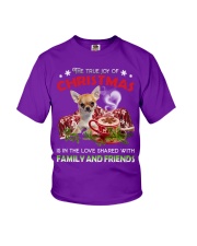 Chihuahua joy of Christmas gift for dog lover Youth T-Shirt tile