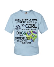 Butterfly dog it was me the end Youth T-Shirt tile