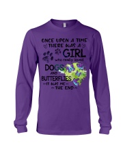 Butterfly dog it was me the end Long Sleeve Tee tile