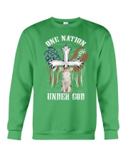 Chihuahua one nation under god dog mom Crewneck Sweatshirt tile