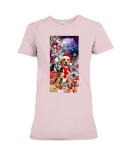 Beagle and Christmas gift box gift for dog lovers Premium Fit Ladies Tee tile