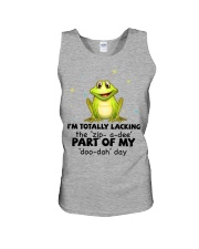 Frog i am totally frog lover Unisex Tank tile