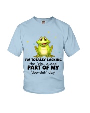 Frog i am totally frog lover Youth T-Shirt tile
