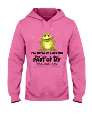 Frog i am totally frog lover Hooded Sweatshirt tile