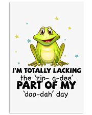 Frog i am totally frog lover Vertical Poster tile