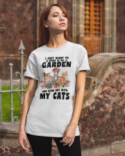 Cat work in my garden cat moms Classic T-Shirt apparel-classic-tshirt-lifestyle-06