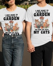 Cat work in my garden cat moms Classic T-Shirt apparel-classic-tshirt-lifestyle-front-146