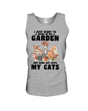 Cat work in my garden cat moms Unisex Tank tile