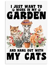 Cat work in my garden cat moms Vertical Poster tile
