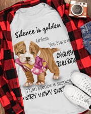 Bulldog Silence is very suspicious Gift for you Classic T-Shirt apparel-classic-tshirt-lifestyle-front-163