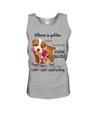 Bulldog Silence is very suspicious Gift for you Unisex Tank tile